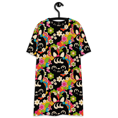 T-Shirt Dress - POPBUNNY black