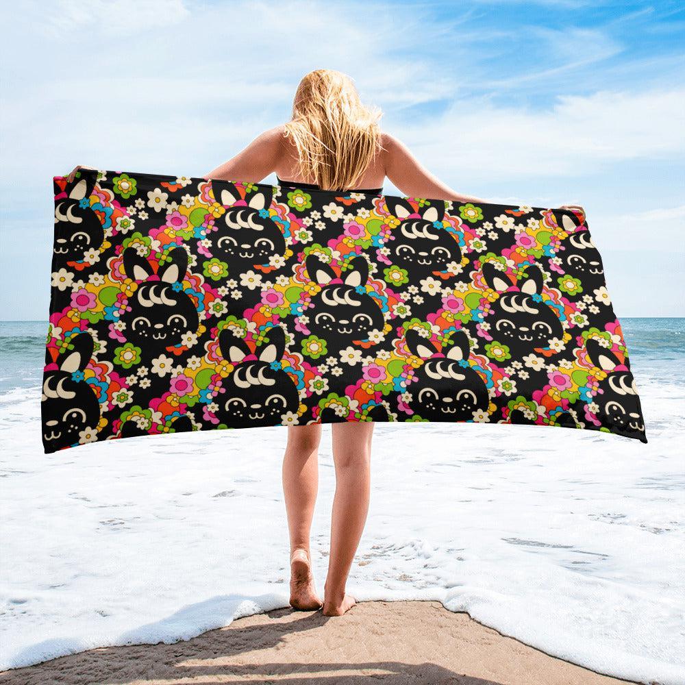 Towel - POPBUNNY black
