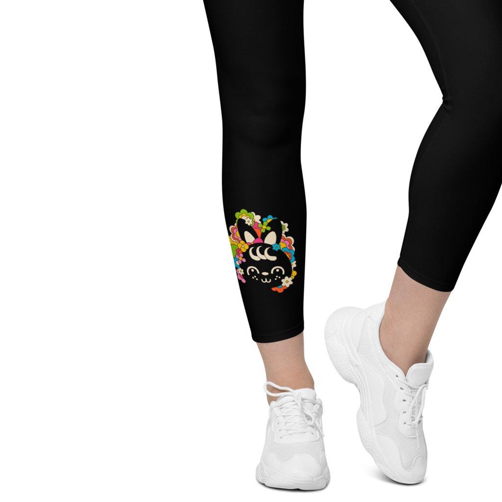 Leggings With Pockets - POPBUNNY in black