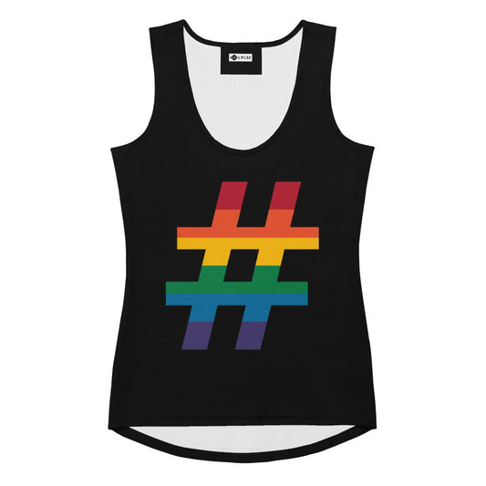 Tank Top - #RAINBOW black