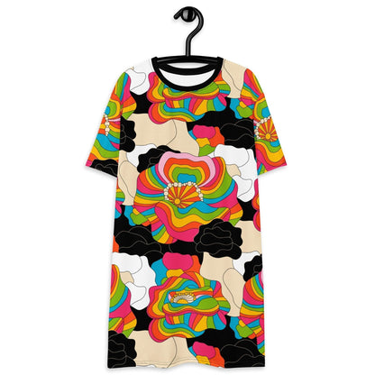 T-Shirt Dress - RAINBOW POPPY