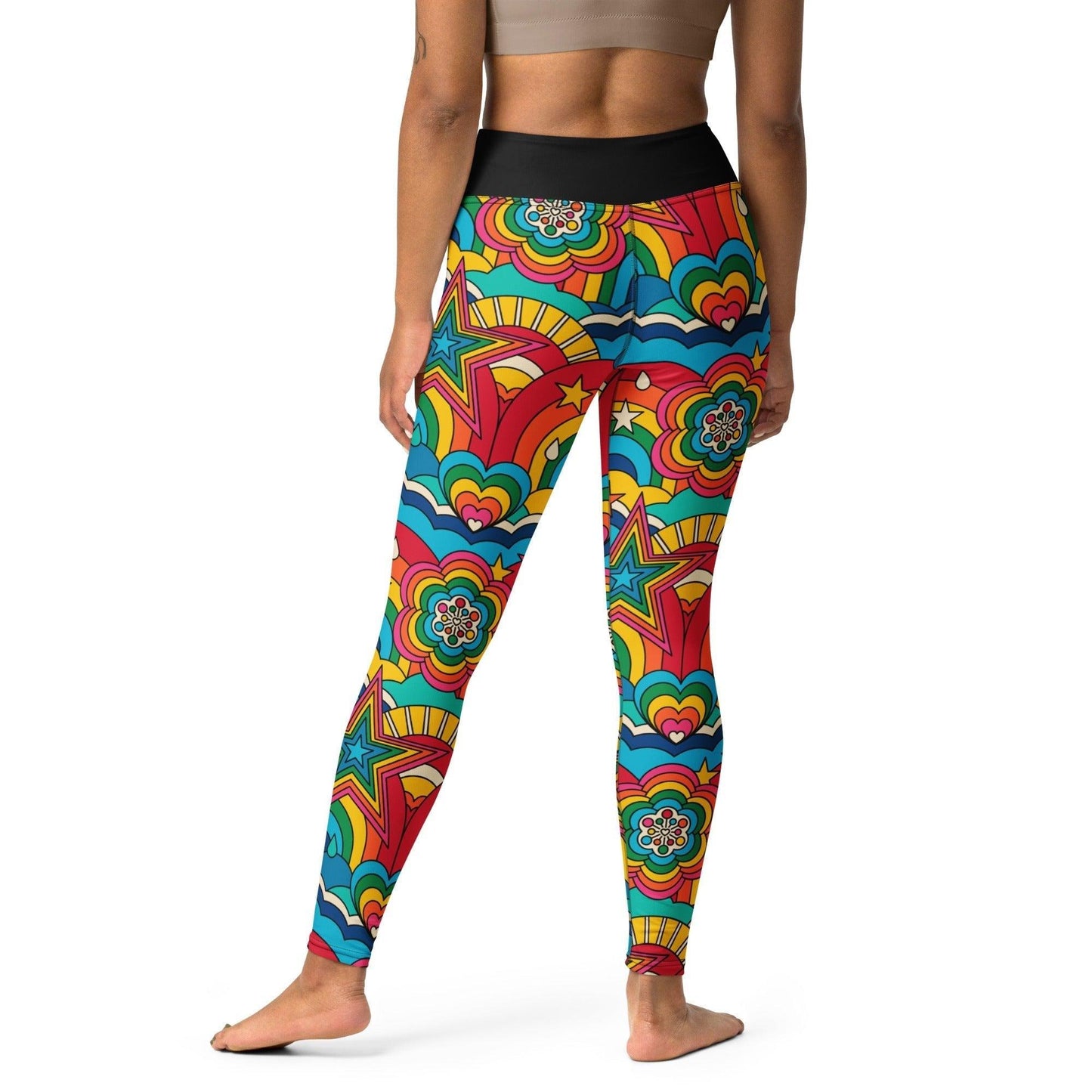 Yoga Leggings -2- RAINBOW RAVE