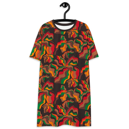 T-Shirt Dress - SASSY IRIS retro