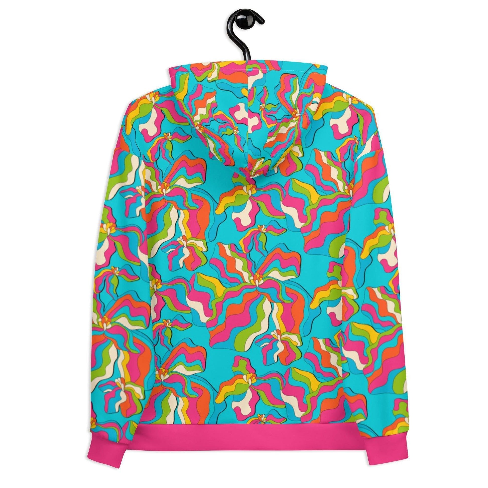 Hoodie - SASSY IRIS turquoise