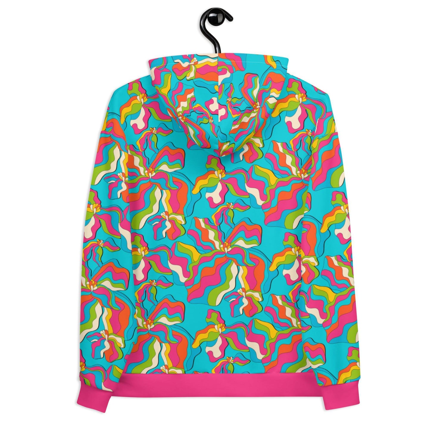 Hoodie - SASSY IRIS turquoise