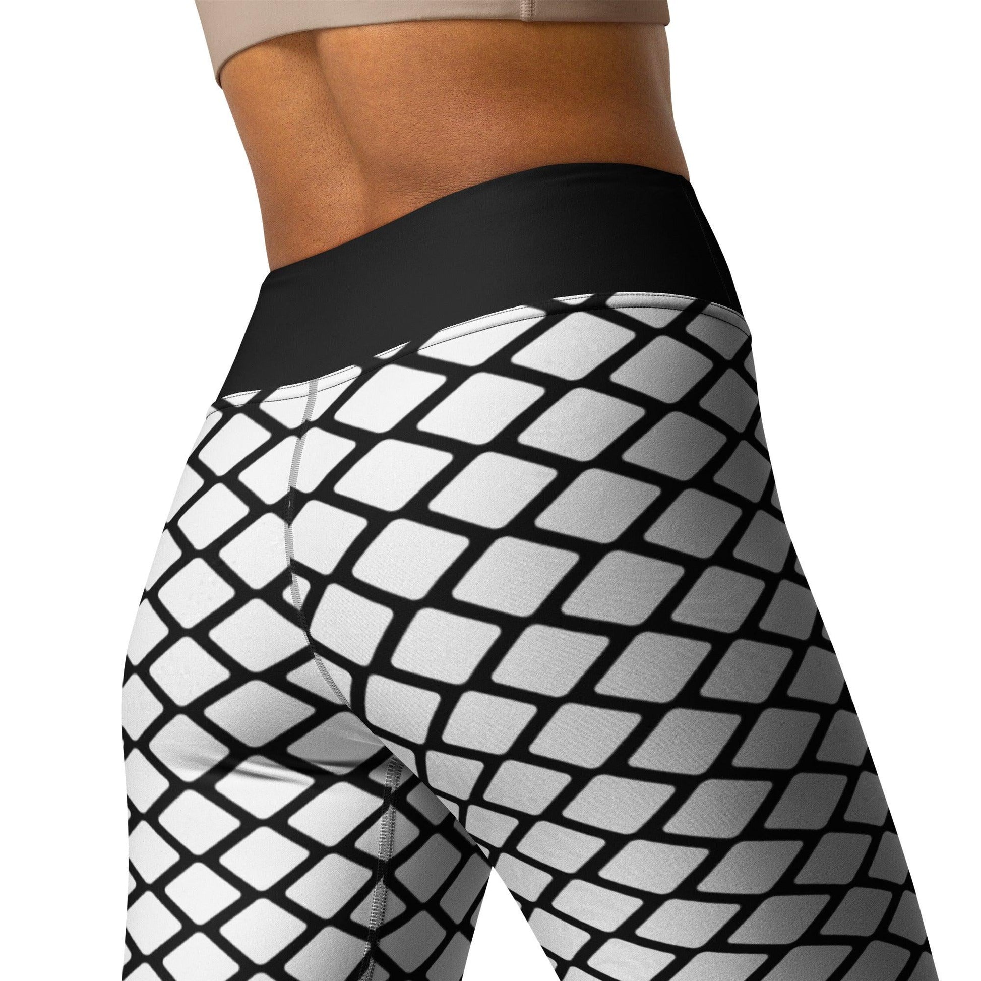 Yoga Leggings - SHALMIAKKI white