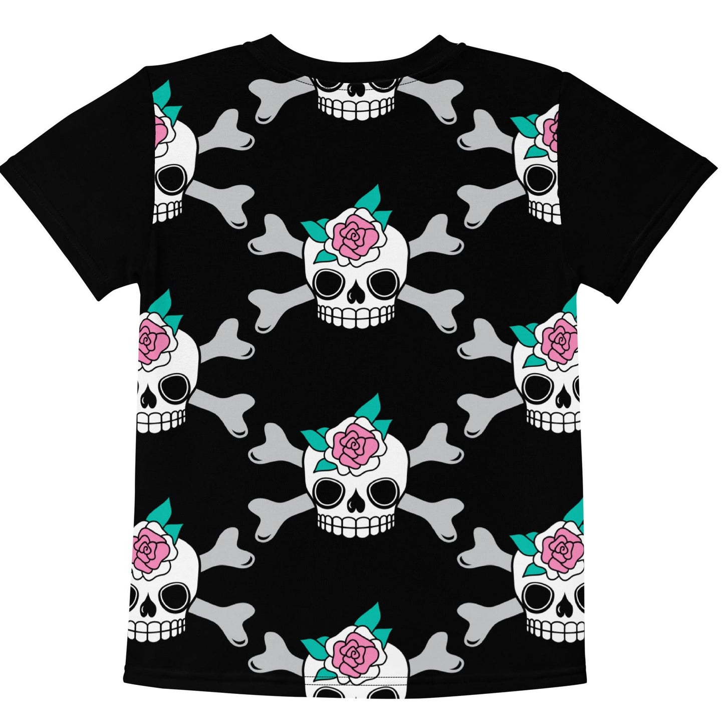 Kids' T-Shirt - SKULLROSE black