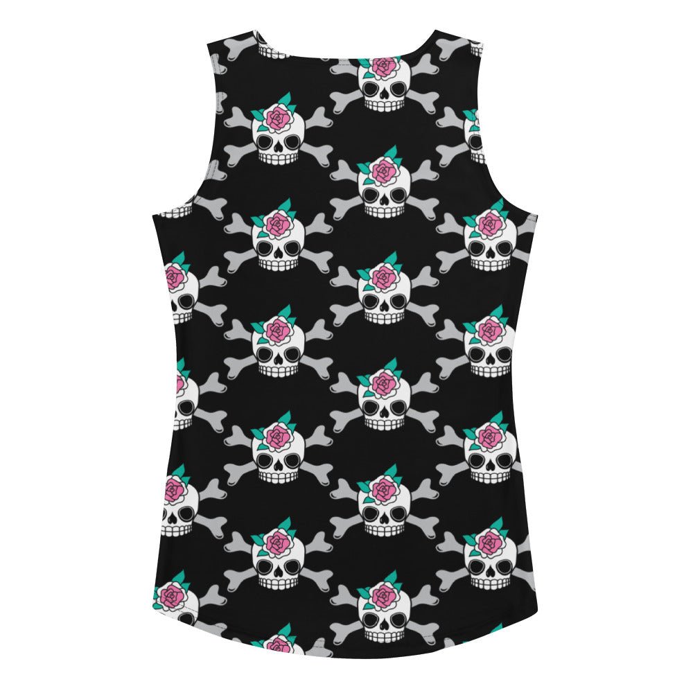Tank Top - SKULLROSE black