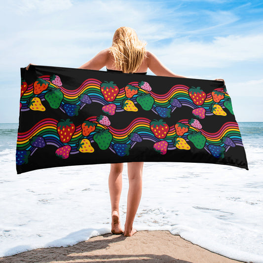 BERRYBOW black - Towel | SHALMIAK