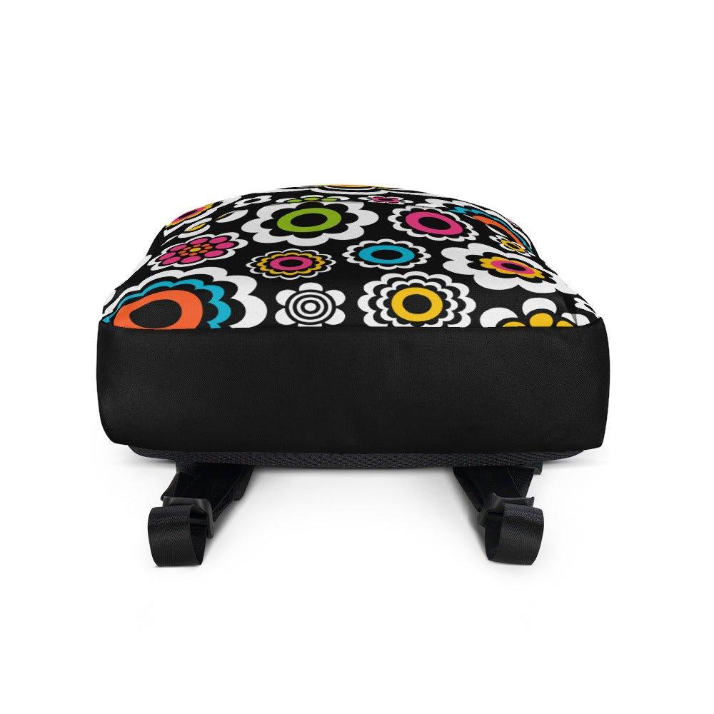 Backpack - SUGAR BLOOM - Playful candy flowers print