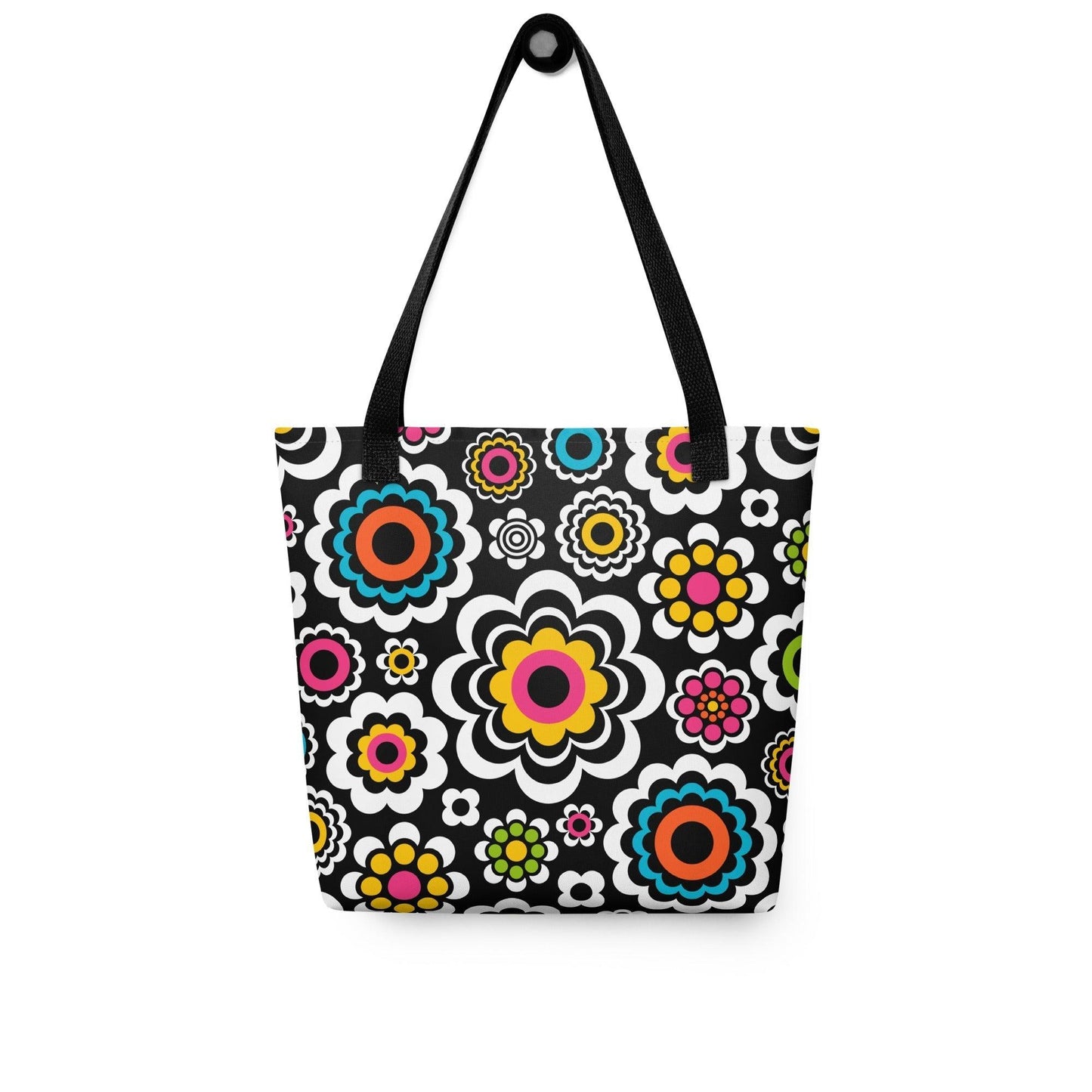Tote bag - SUGAR BLOOM - Playful candy flowers print Default Title