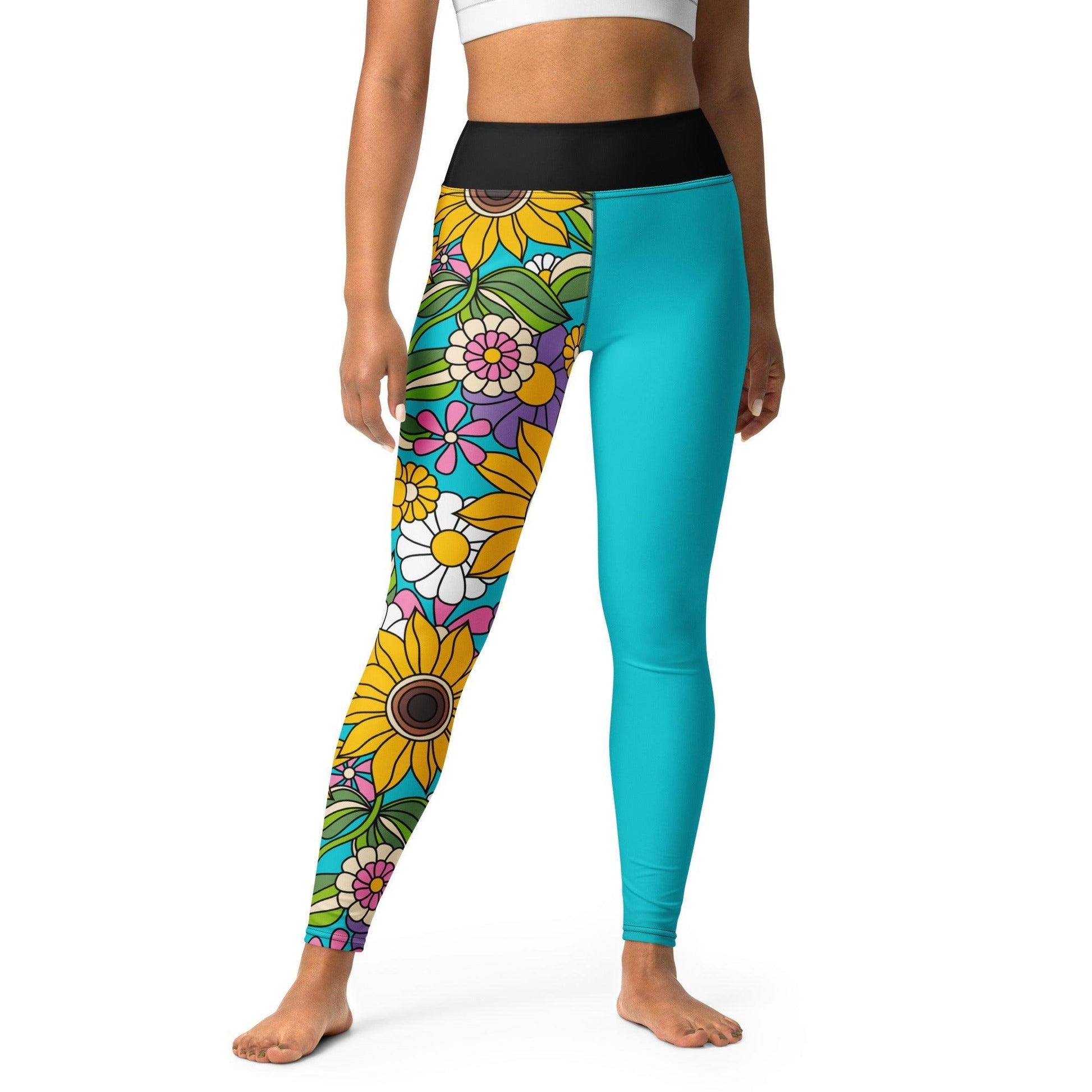 Yoga Leggings - SUNDANCE turquoise