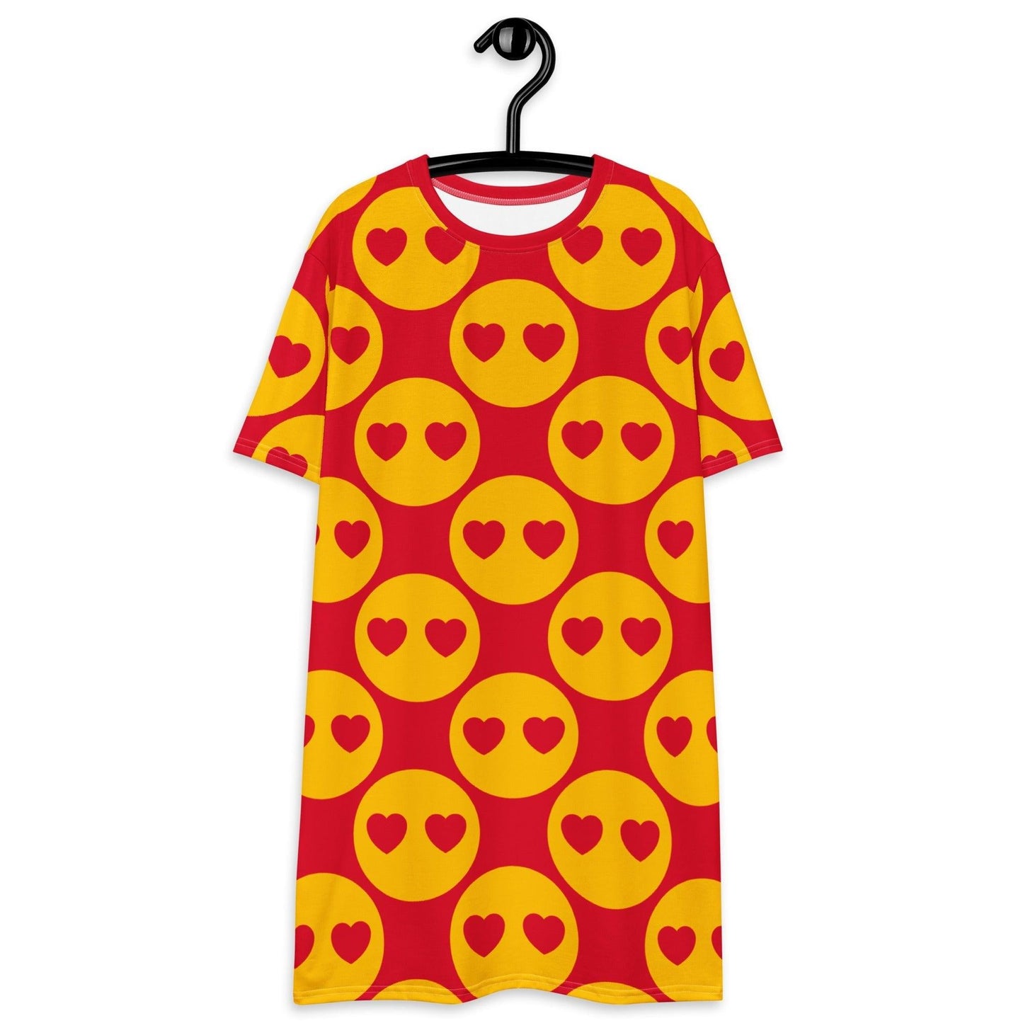 T-shirt dress - SUPERHAPPY - Sunshine and hearts print 6XL
