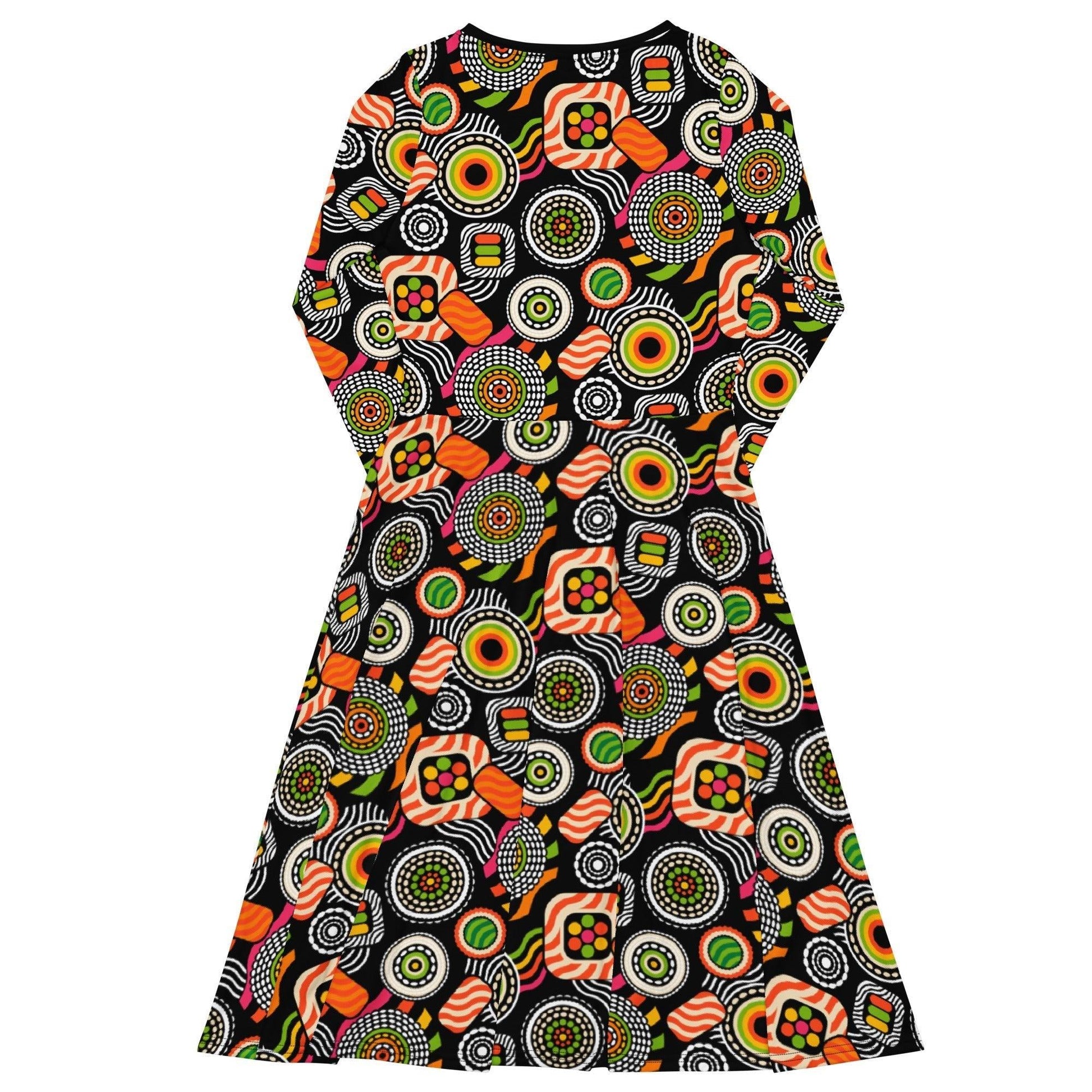 Midi dress - SUSHIPOPS - Colorful sushi print
