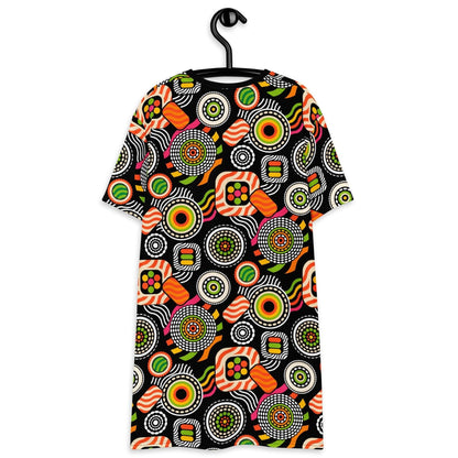 T-shirt dress - SUSHIPOPS - Colorful sushi print