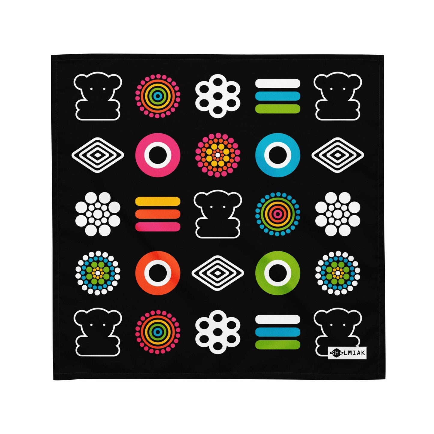 Bandana - SWEET CANDY - Colorful candy print M