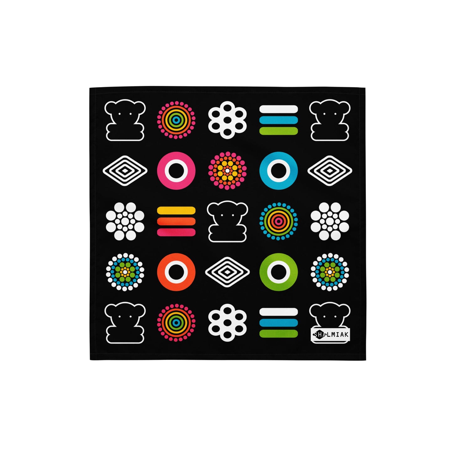 Bandana - SWEET CANDY - Colorful candy print S