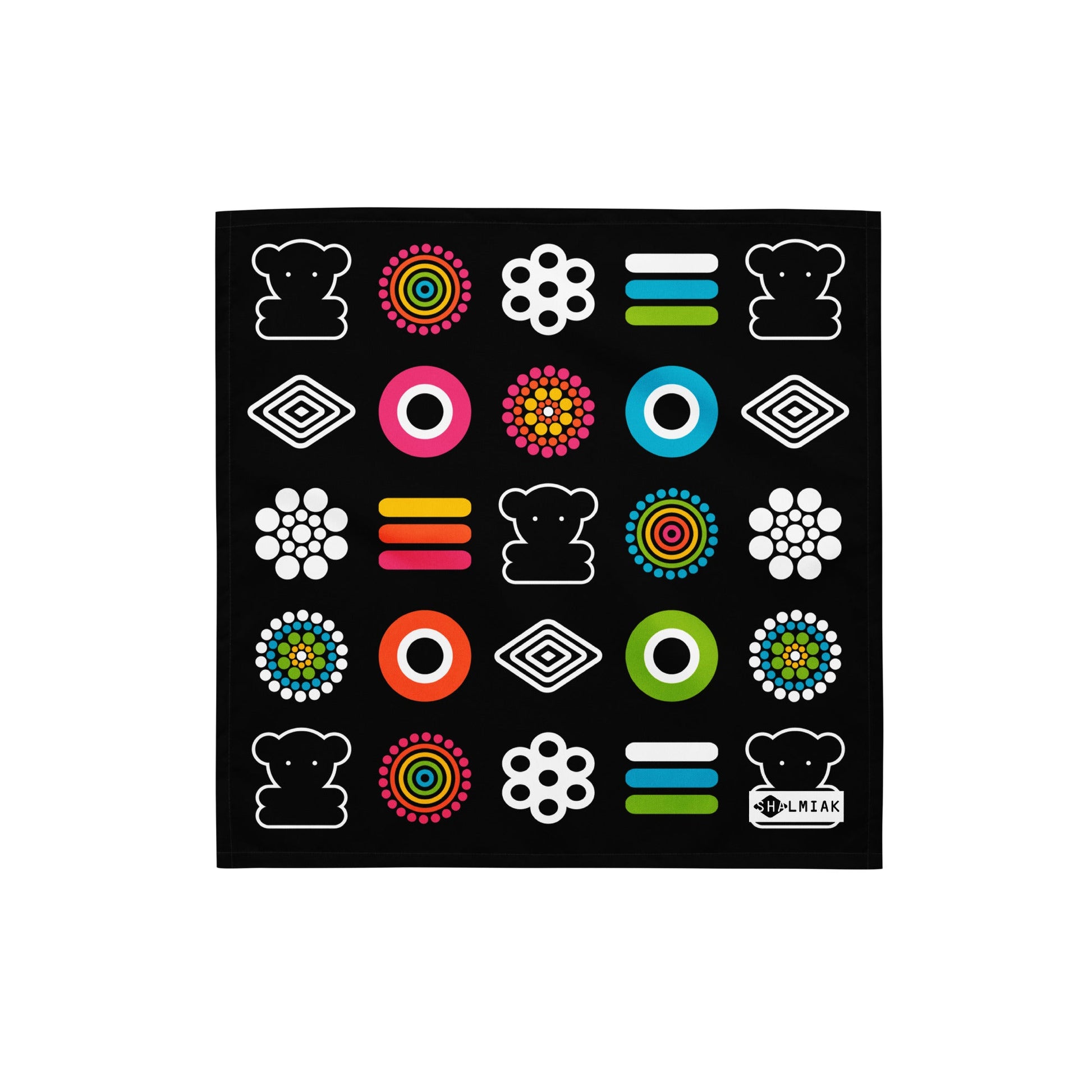 Bandana - SWEET CANDY - Colorful candy print S