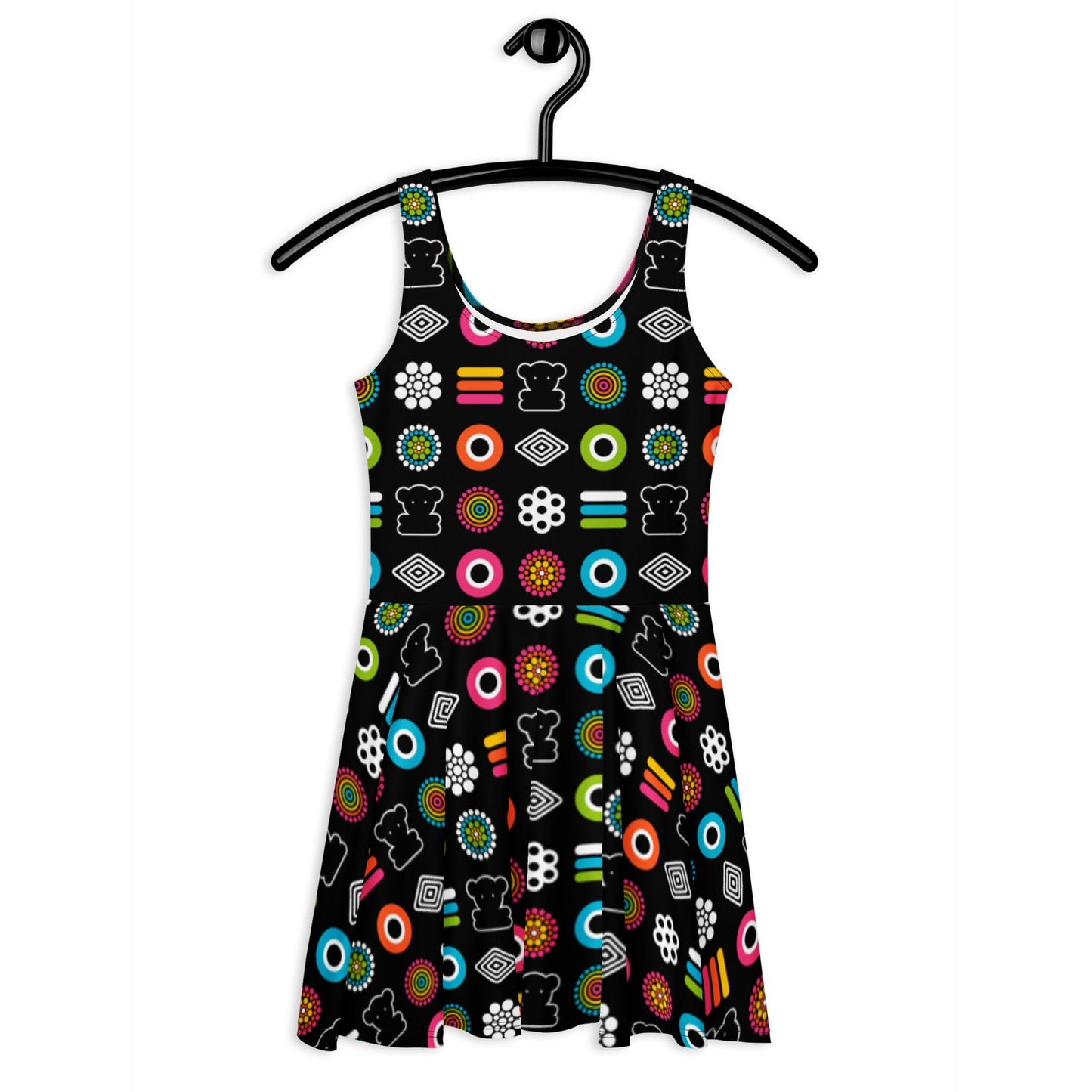 Skater Dress - SWEET CANDY - Colorful Candy Print