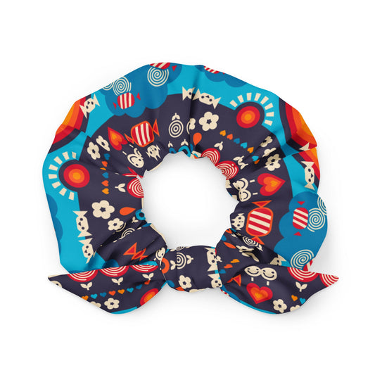 Scrunchie - SWEET DAYS blue