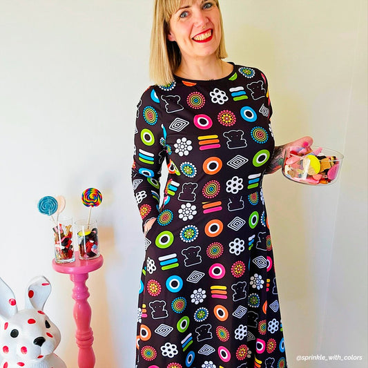 SWEET CANDY - Midi Dress With Pockets | SHALMIAK