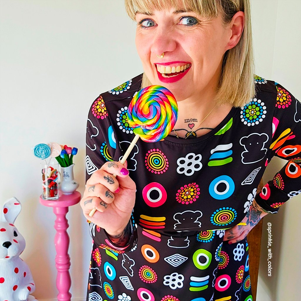 SWEET CANDY - Midi Dress With Pockets | SHALMIAK