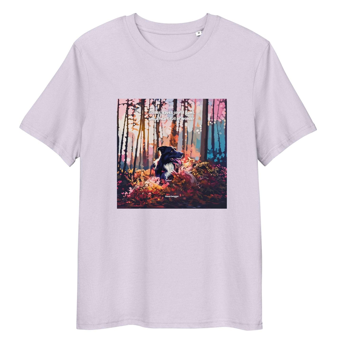 T-Shirt - Golden leaves, joyful paws, and a heart full of wonder Lavender