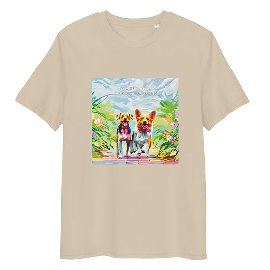 T-Shirt - In a world full of colors, our friendship is the brightest Desert Dust