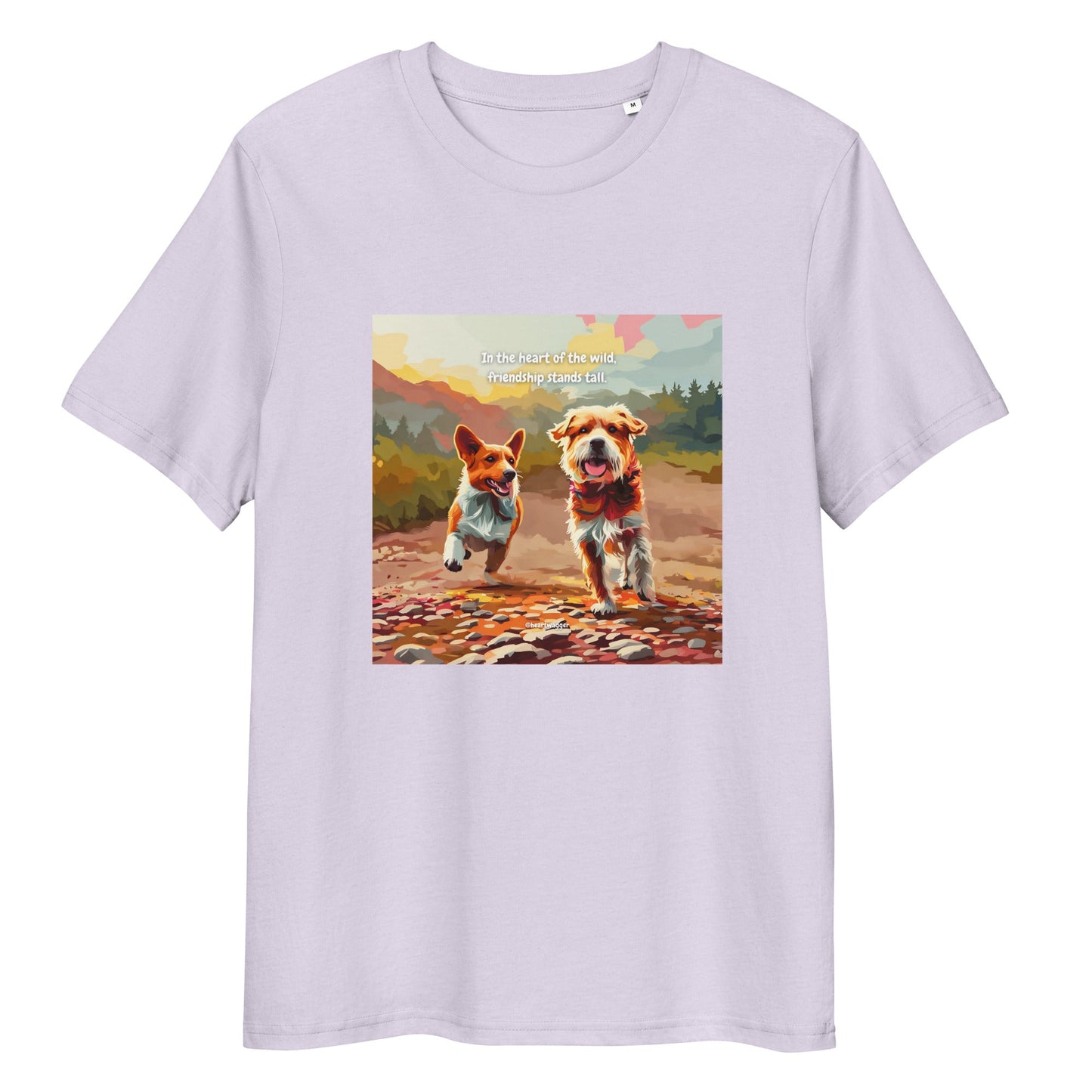 T-Shirt - In the heart of the wild, friendship stands tall Lavender