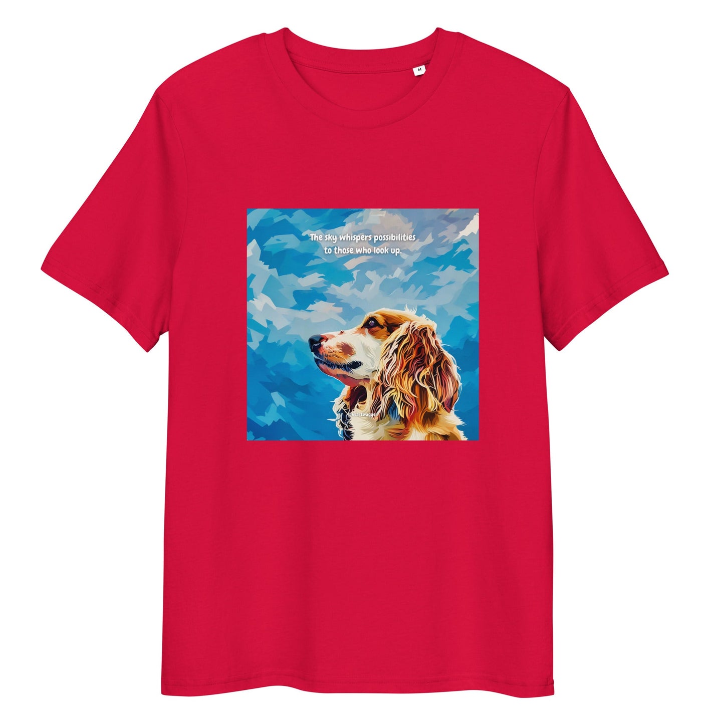 T-Shirt - The sky whispers possibilities to those who look up Red