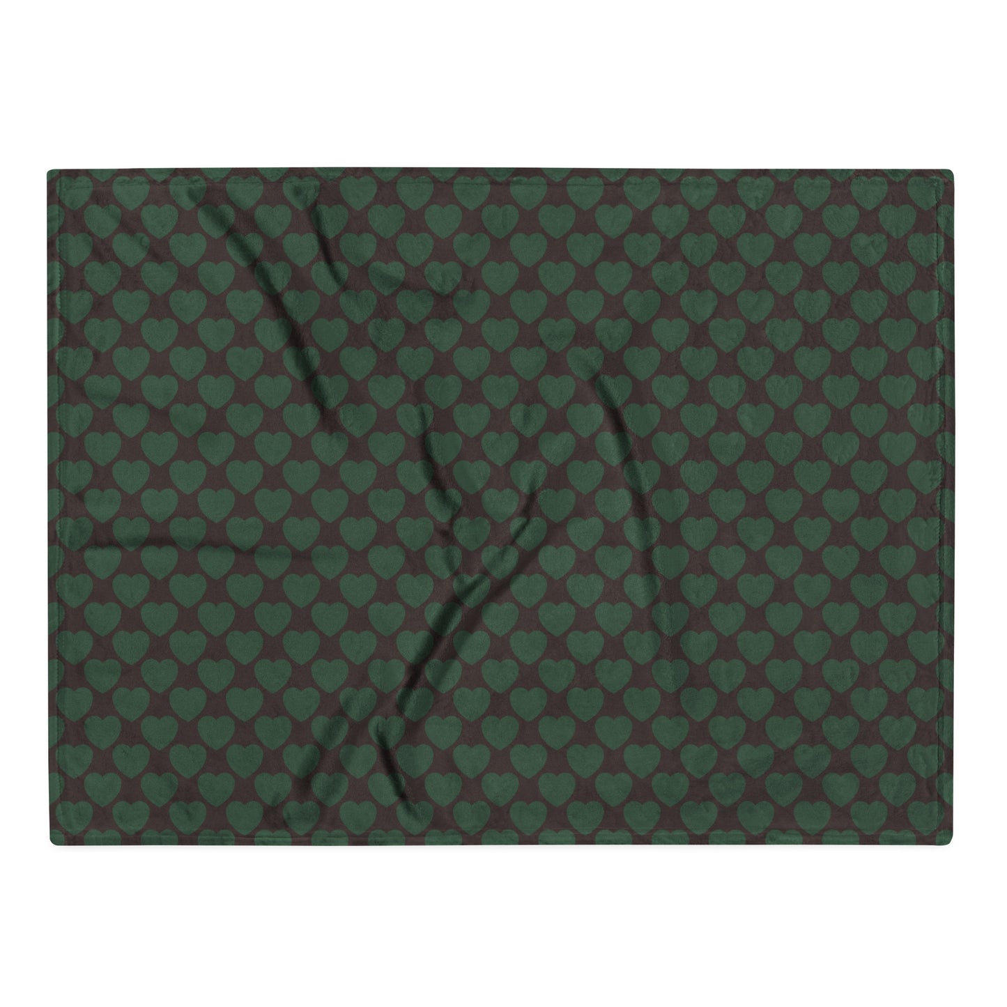 Blanket - ELLIE LOVE forest - Bold heart print Default Title