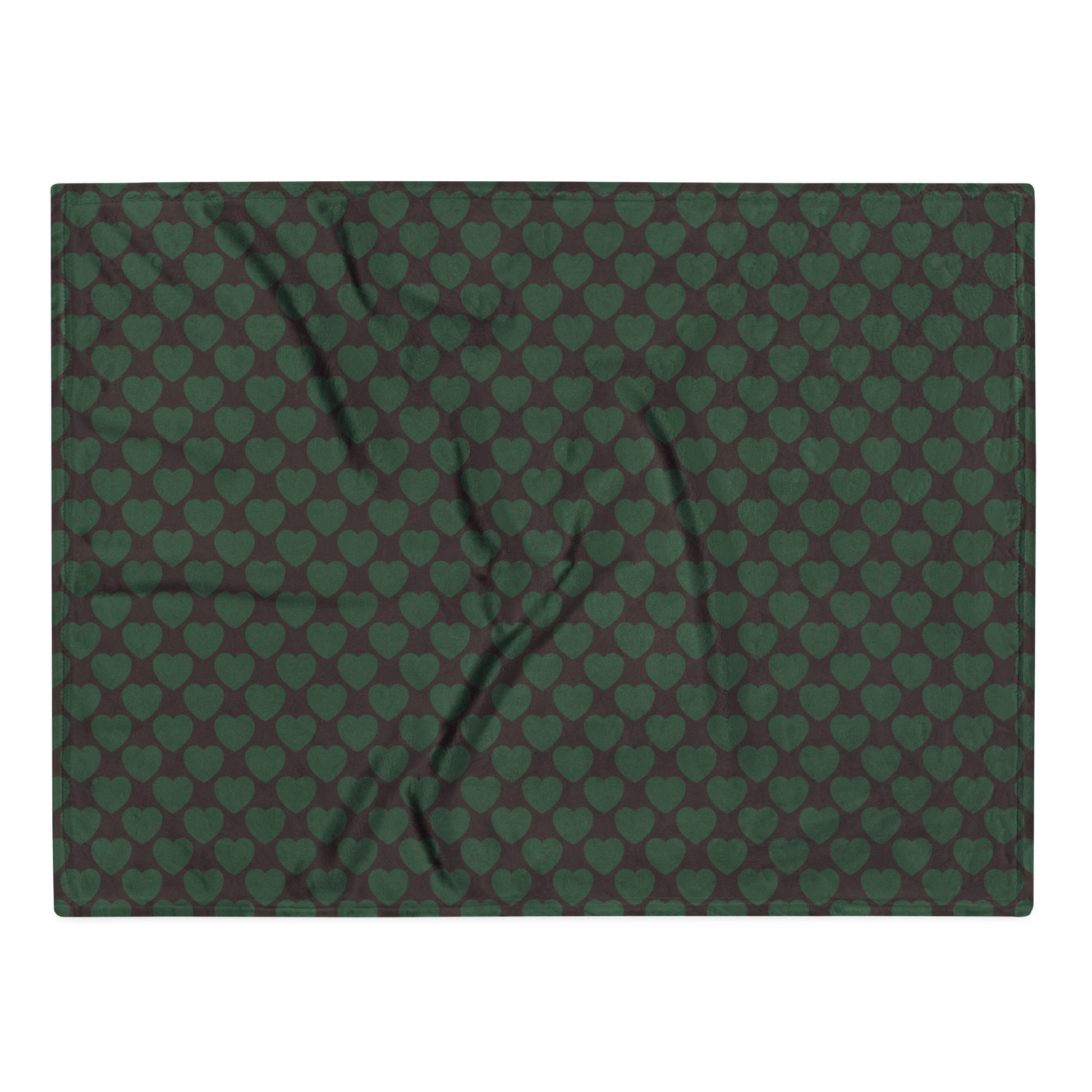 Blanket - ELLIE LOVE forest - Bold heart print Default Title