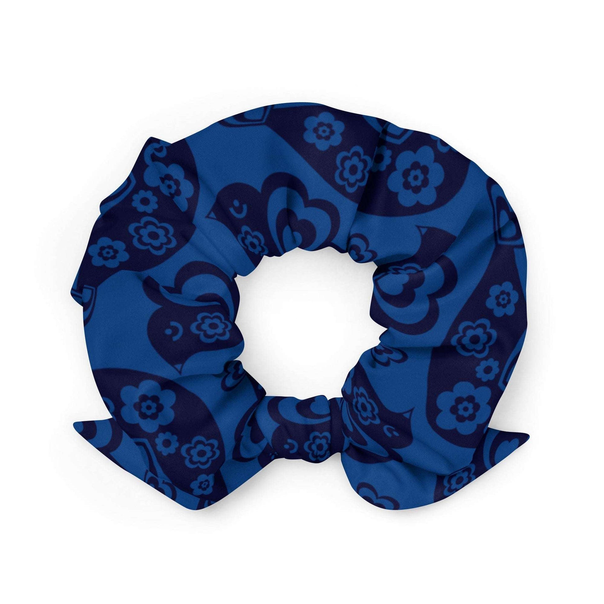 Scrunchie - TWEET LOVE dark blue