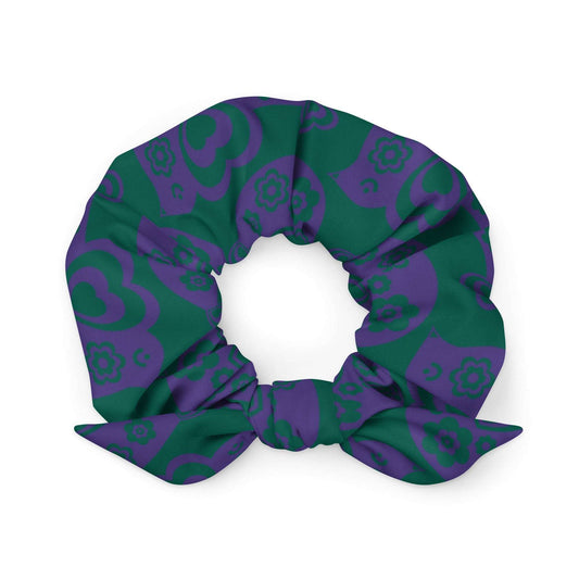 Scrunchie - TWEET LOVE green purple