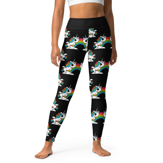 Yoga Leggings -2- UNIQUE black