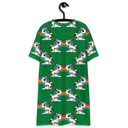 T-Shirt Dress - UNIQUE green