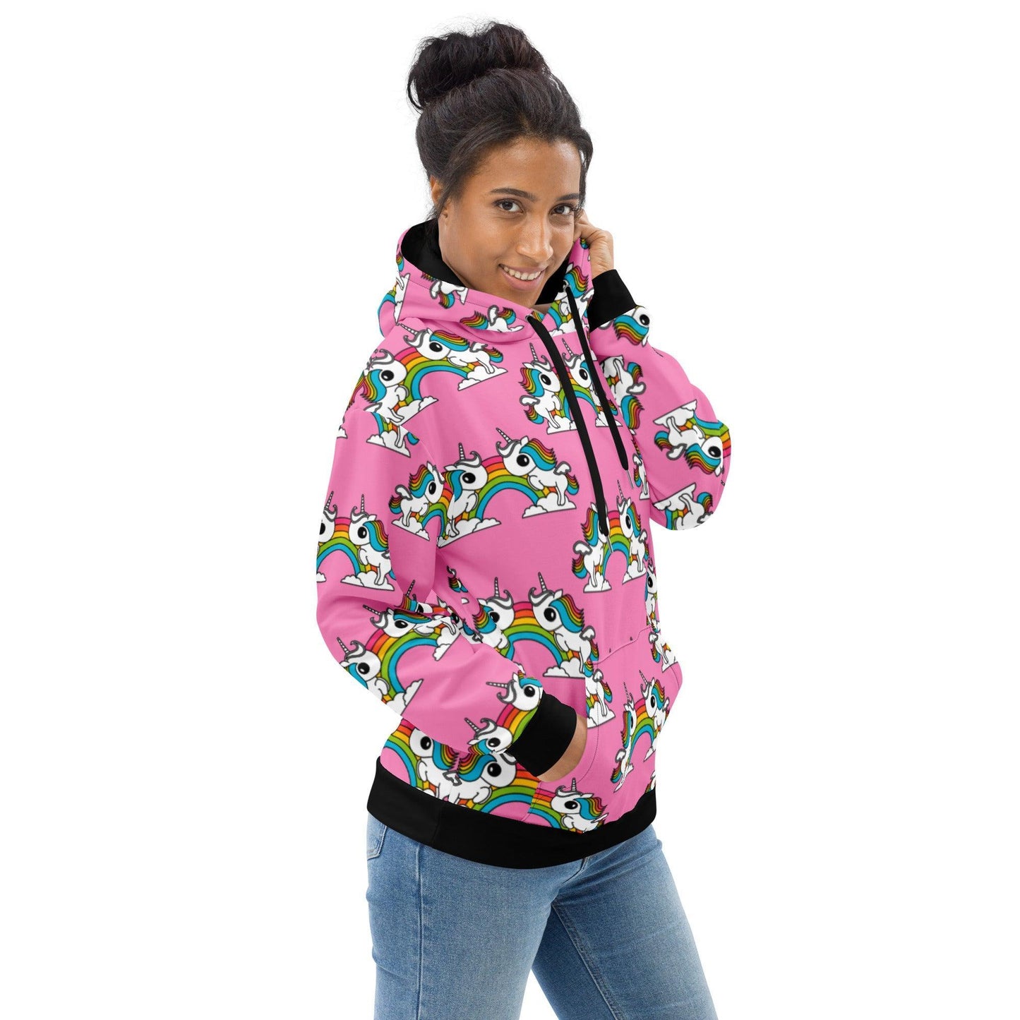 Hoodie - UNIQUE pink