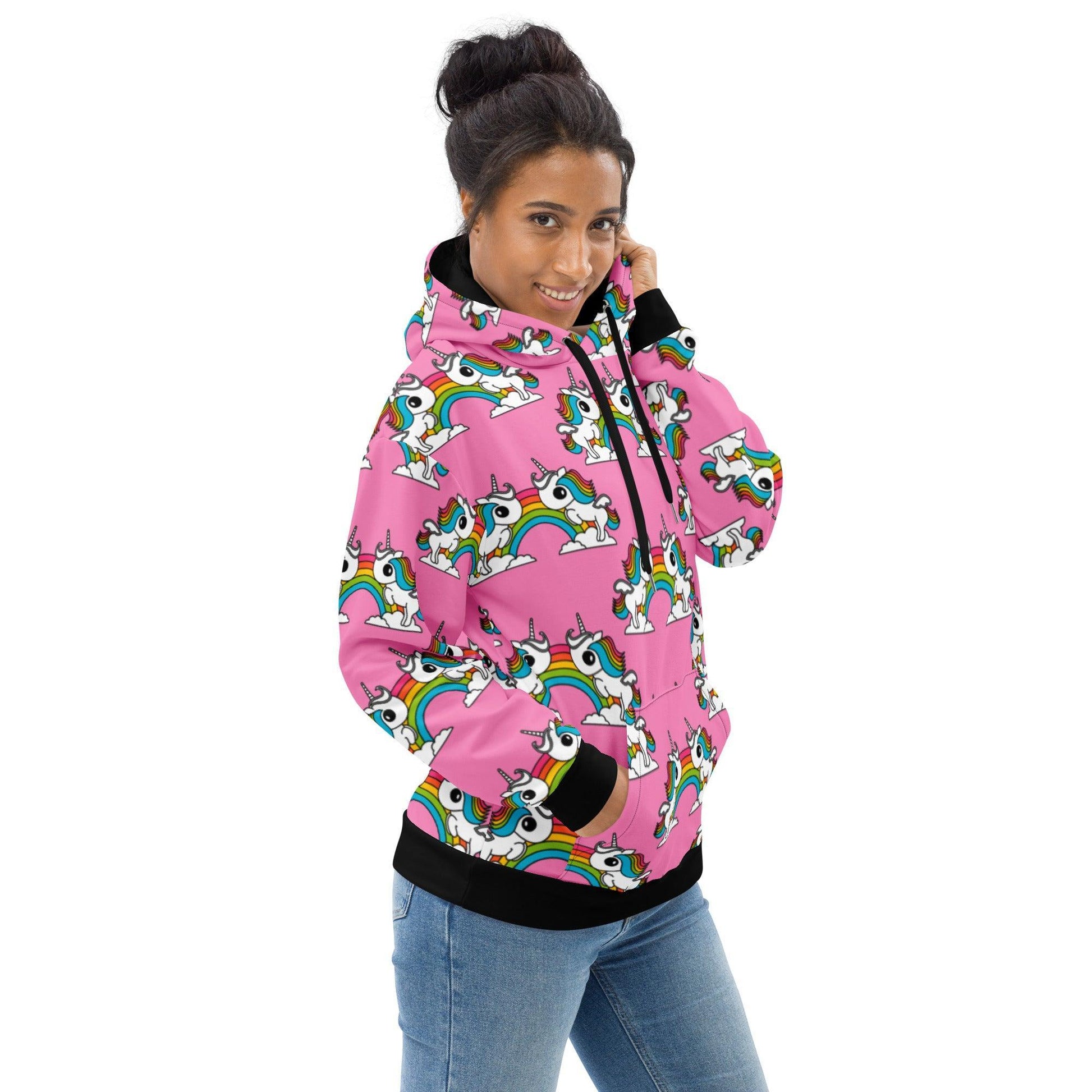 Hoodie - UNIQUE pink