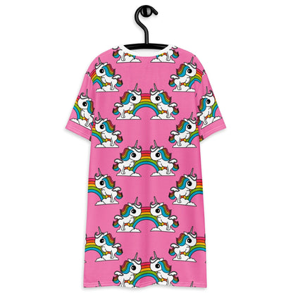 T-Shirt Dress - UNIQUE pink