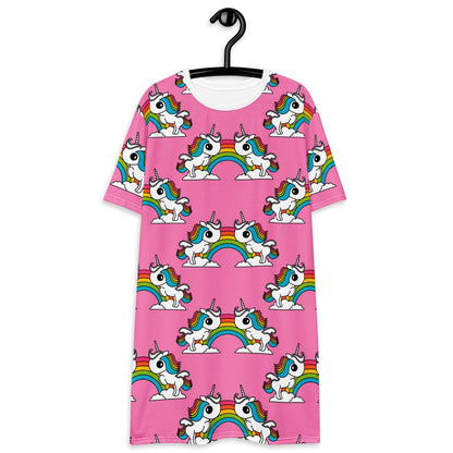 T-Shirt Dress - UNIQUE pink