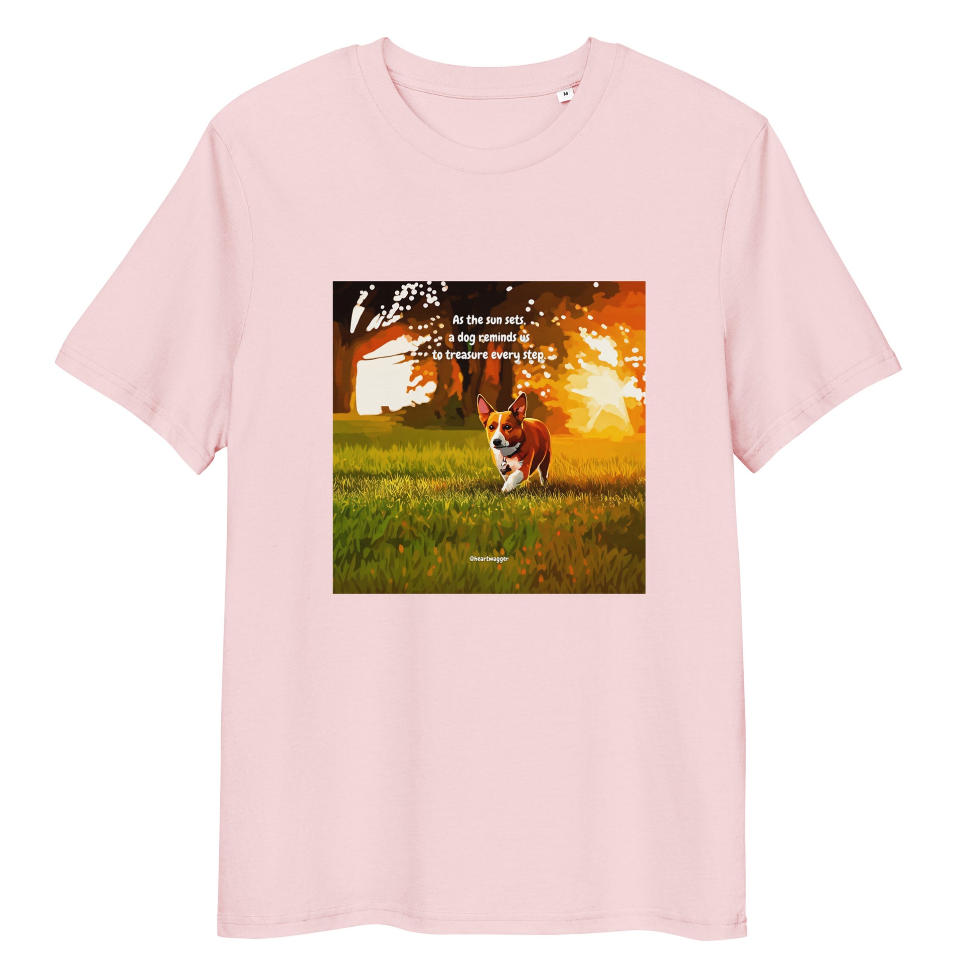 T-Shirt - As the sun sets, a dog reminds us to treasure every step | SHALMIAK