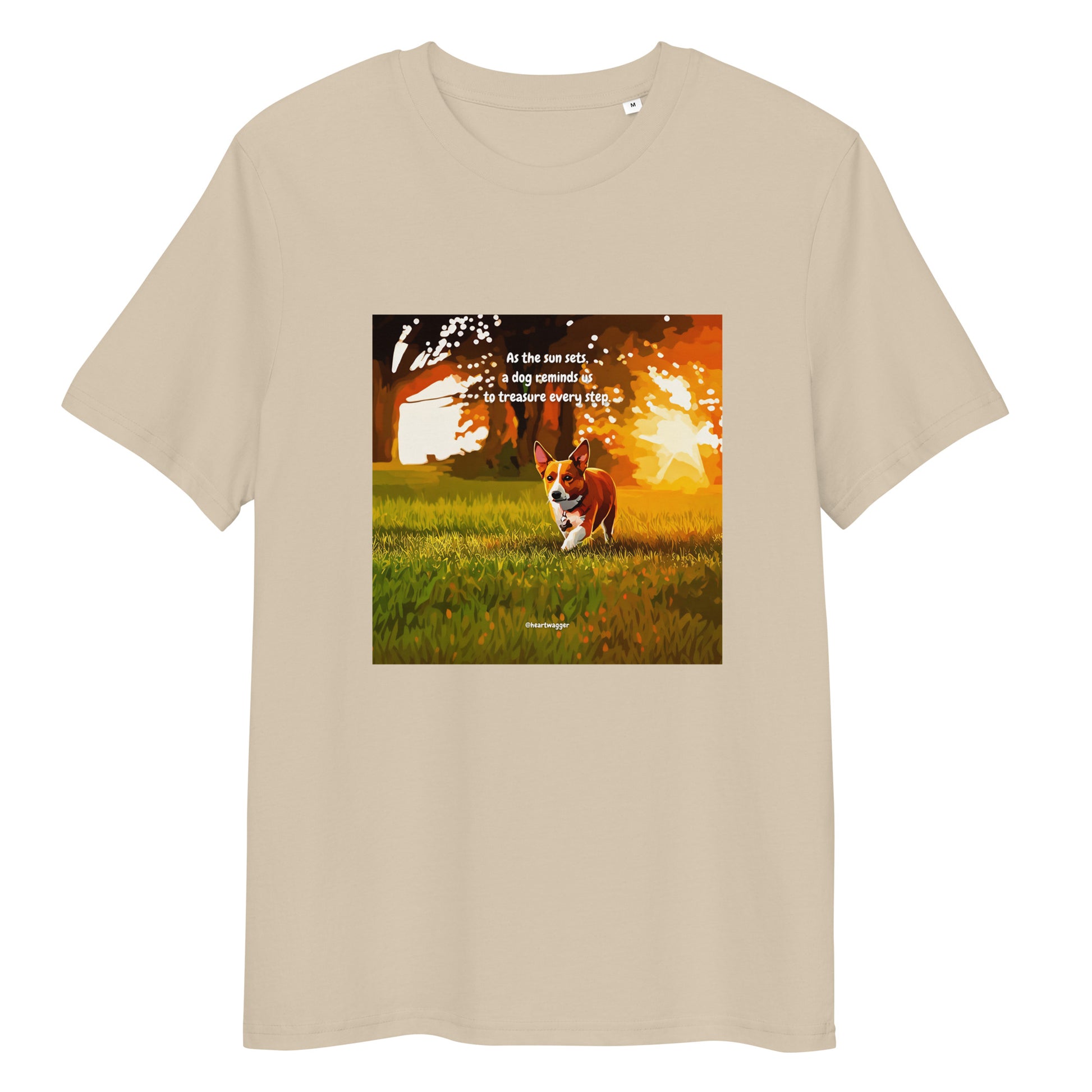 T-Shirt - As the sun sets, a dog reminds us to treasure every step | SHALMIAK