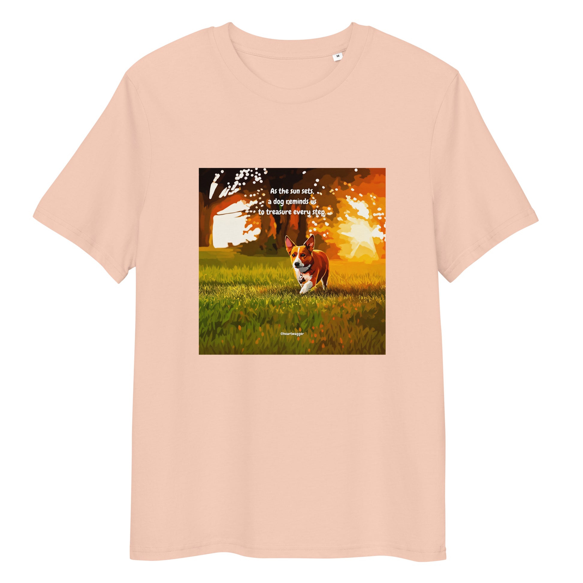 T-Shirt - As the sun sets, a dog reminds us to treasure every step | SHALMIAK