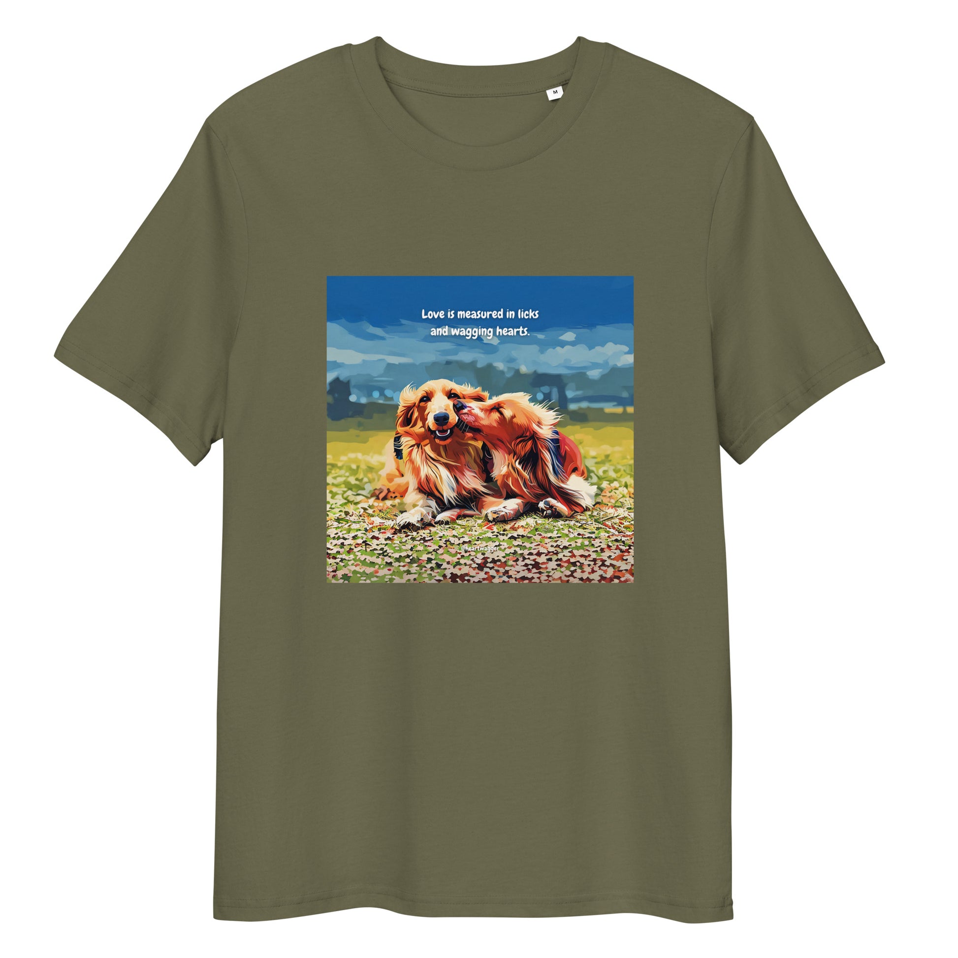 T-Shirt - Love is measured in licks and wagging hearts | SHALMIAK