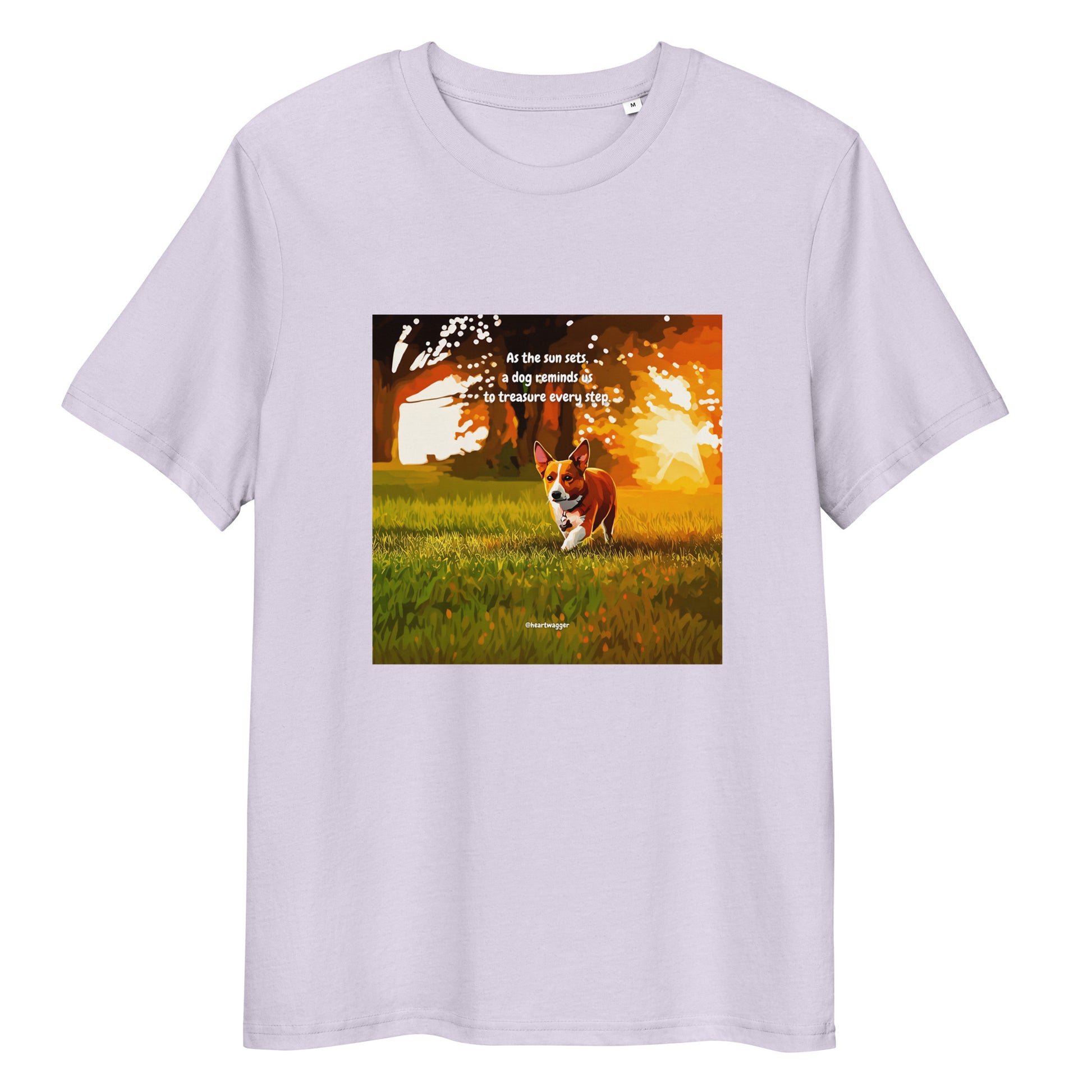 T-Shirt - As the sun sets, a dog reminds us to treasure every step | SHALMIAK