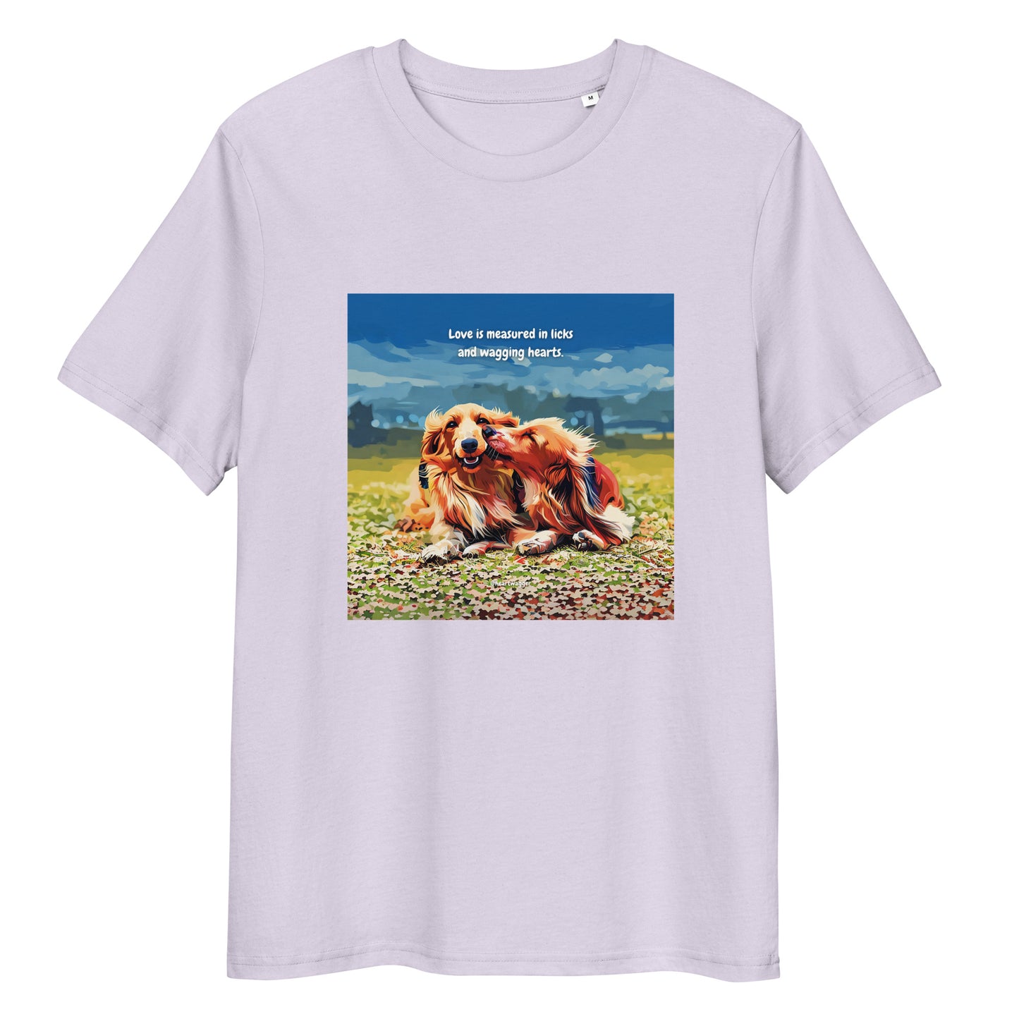 T-Shirt - Love is measured in licks and wagging hearts | SHALMIAK