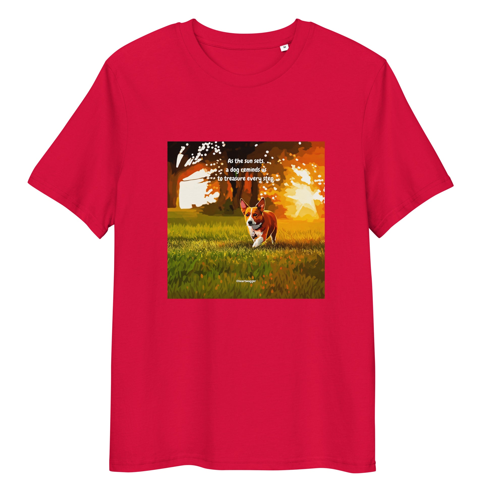 T-Shirt - As the sun sets, a dog reminds us to treasure every step | SHALMIAK
