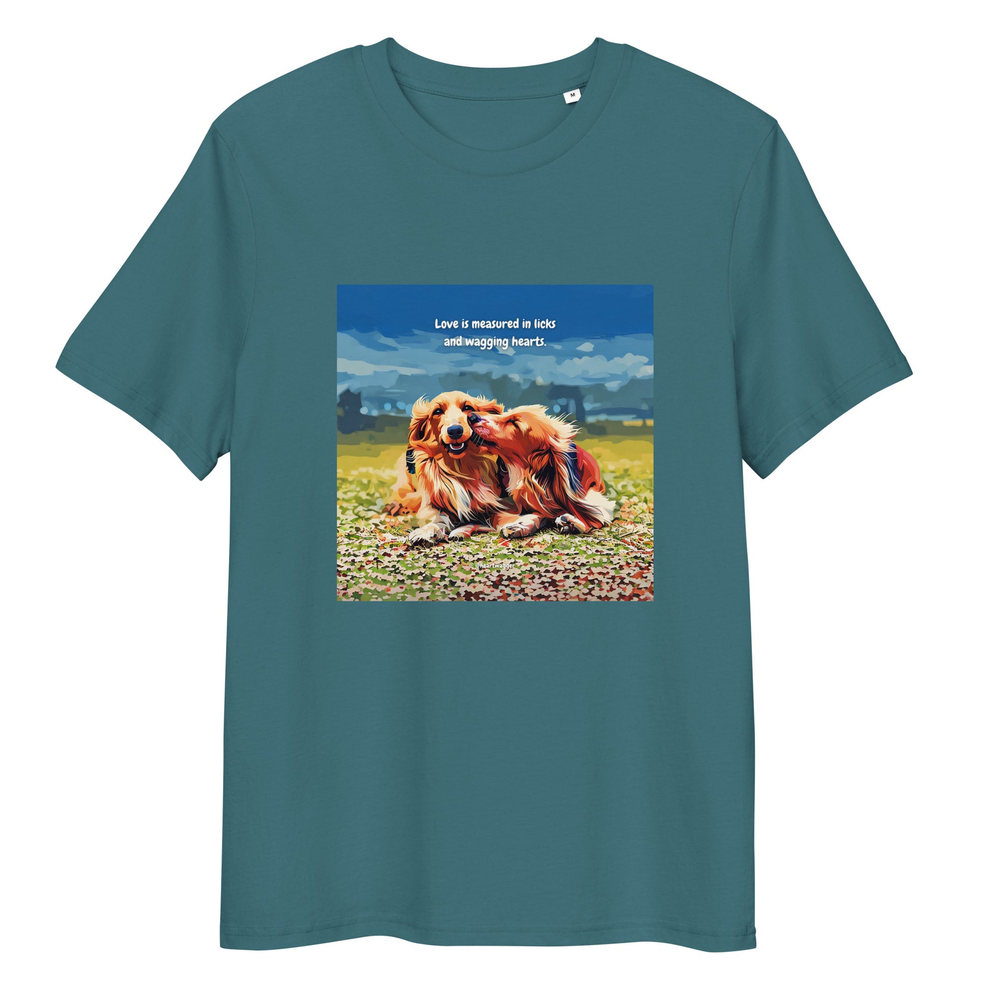 T-Shirt - Love is measured in licks and wagging hearts | SHALMIAK