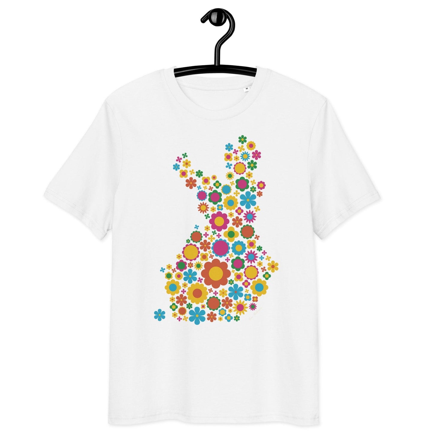 Unisex Organic Cotton T-shirt - FIN BLOOM POP happy | SHALMIAK