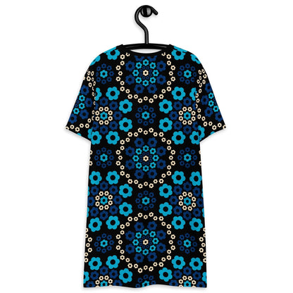 T-Shirt Dress - YESTERDAY blue